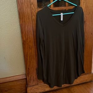 Olive green tunic